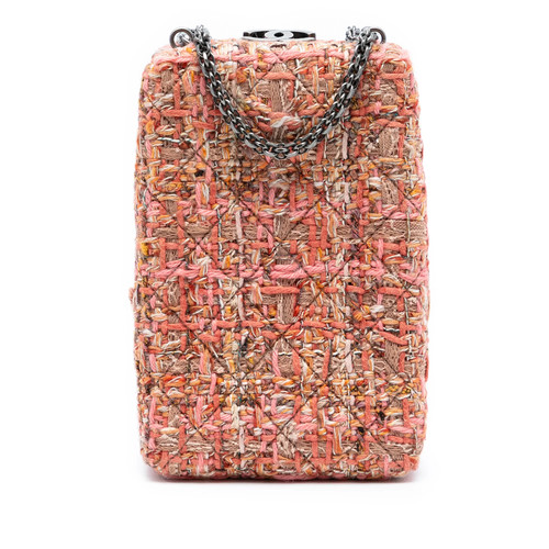 Chanel tweed chain vertical - chanel, cc