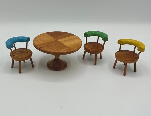 Vtg dregeno dollhouse dinette - dollhouse,