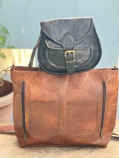 Sac À Main En Cuir 16" Type