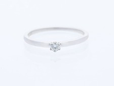 Bague solitaire diamant 950