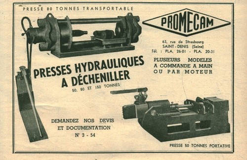 Publicité ancienne promecam - publicité,