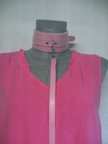 Collier rose soumission - collier, de