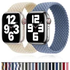 Bracelet en Nylon Tressé pour Apple Watch 38/40/41mm42/44/45/4mm Série87654321SE