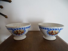 2 Bols en faience KG LUNEVILLE