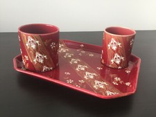 Service de fumeur sur plateau