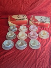 TASSES A CAFÉ SERVICE DE LUXE ARCOPAL - LOT DE 10 - VINTAGE