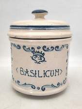 pot à pharmacie en céramique BASILICUM bocal apothicaire
