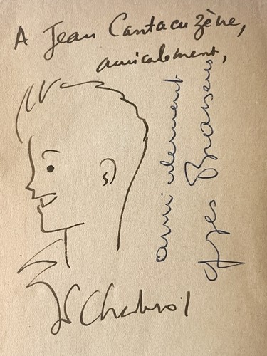 Chabrol brassens dessin - chabrol,