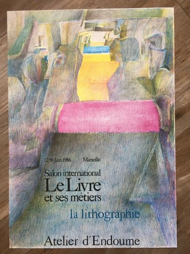 Affiche lithographie - affiche, en