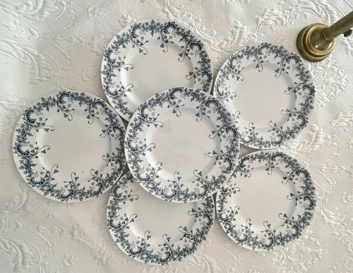 Assiettes plates terre - 6,