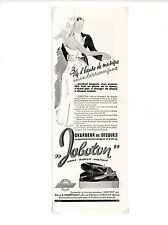 Publicité des années 40 des tournes disques JOBOTON ~ 13x35 cm ~ FRFN134