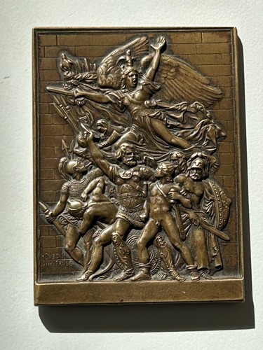 Plaque bronze marseillaise - bronze,