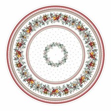 Nappe Ronde 1m80 coton enduit plastifié Noël Sylvestre - MCTISSUS - 370091382861