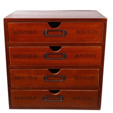  Meuble De Rangement Tiroirs Compartiment Organisateur Stockage Bureau