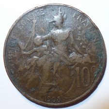 10 Centimes Dupuis 1905, Rare !!