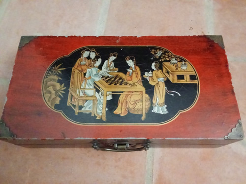 Superbe jeu echec vintage - jeu, d'echec