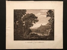 Claude Gelée dit Le Lorrain - Gravure Aquatinte - Dalbe - ca 1810