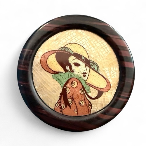 Broche vintage lea stein - vintage,