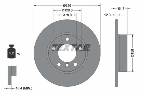 Disque frein peugeot - disque, de