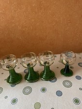 Vintage 3 anciens verres à