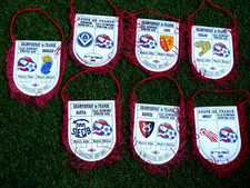 Lot 7 Fanions Lille Olympique