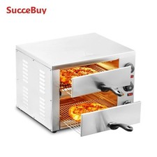 VEVOR Four à Pizza Comptoir Électrique 1700 W Contrôle Température et Minuterie