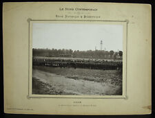 Photographie 1883 Lille bataillons scolaires chappelerie Gagnepetit Maison Douez