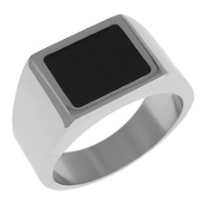 Chevalière Homme en Acier