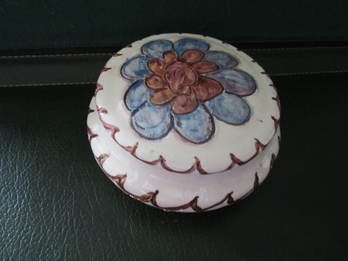 Bonbonniere faience vallauris - faience,
