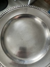 Ancien plat rond service - plat,