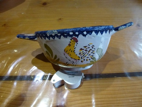 Ancien bol décor coq - ,, st