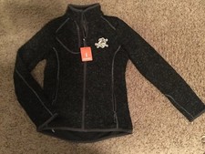 NWT Elevate Women’s Tremblant Knit Jacket Black Smoke Heather Small S/P New!!