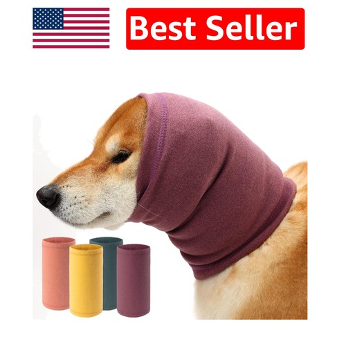 Purple dog calming hoodie - calming,
