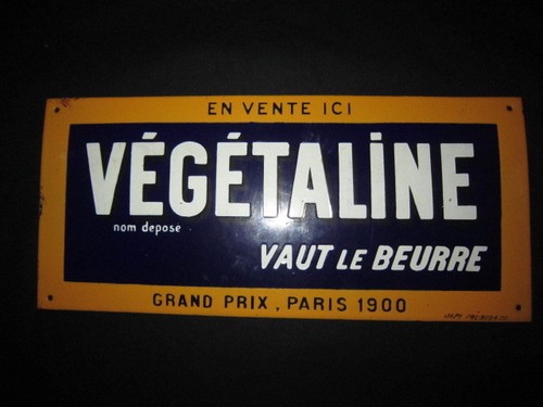 Ancienne plaque vegetaline - plaque,