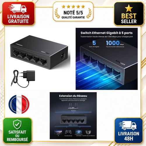 Switch ethernet gigabit ugreen - switch,