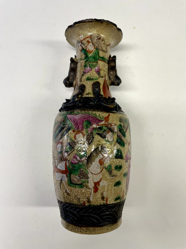 Ancien vase balustre grès - balustre, en