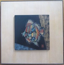 lot 3 tableaux japonais geisha