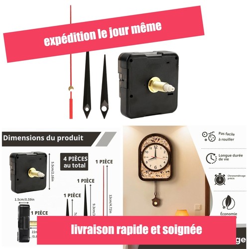 Mécanisme horloge quartz