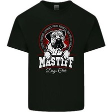 T-Shirt Drôle De Chien Mastin Pour Enfants Garçons Filles