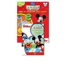Livre Joue et apprends avec mickey - la lettre E/e - tome 23