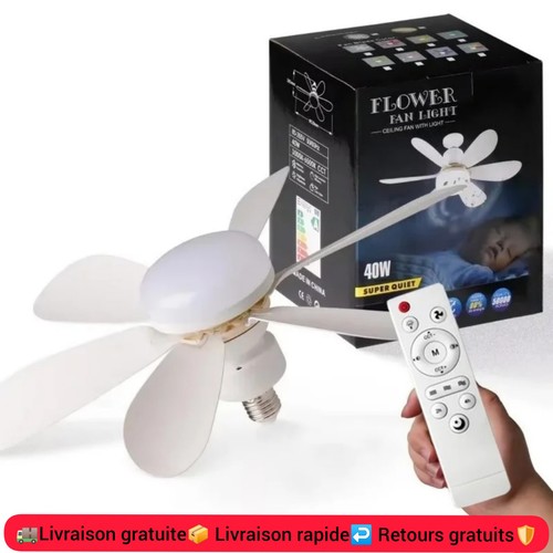 Ventilateur plafond led 40w - de,