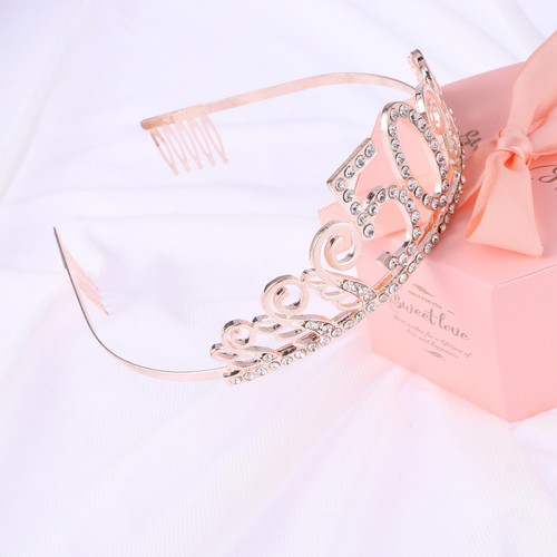 Tiare strass diadème pour - en,