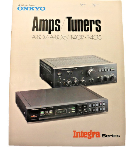 Onkyo amps tuners - amps,