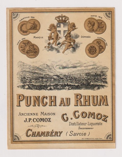 Ancienne étiquette alcool - ancienne, d'alcool