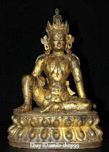 Old tibet bronze gilt - 18'',