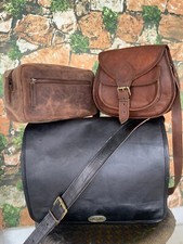 Homme Cuir Vintage Messager