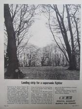 11/1963 PUB BRISTOL SIDDELEY BS 100 ENGINE REACTEUR V/STOL P.1154 P.1127 AD