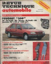 Revue RTA Peugeot 309 XE. XL