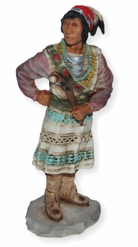 Figurine indien osceola chef - figurine,
