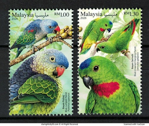 Malaisie 2026 birds parrot - 2026,
